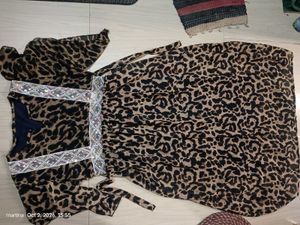 Leopard Print Maxi Dress