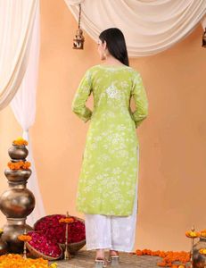 Zainab Chikankari Mulmul Straight Kurta