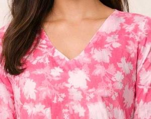 Floral Print Pink Tunic