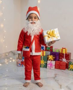 Santa Claus dress for 4-6 year  (5-Piece )