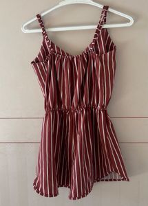 Chic Striped Romper