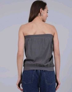 Stylish Grey Tube Top