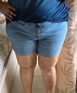 Light Wash Denim Shorts