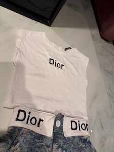 shorts and top Dior