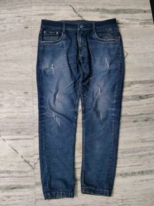 Stylish Distressed Denim Jeans