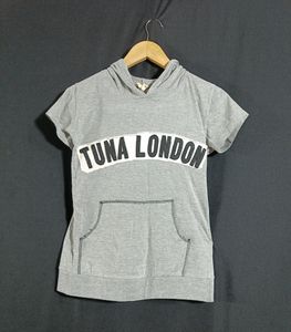 Grey Hooded Top (Women)