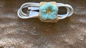 Handmade Crochet Cable Organizers