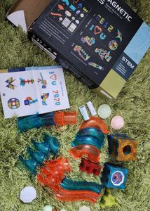 Light Magnetic Blocks - Marble Run