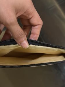 Metallic Silver Pouch