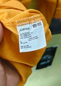 UNIQLO U Oversized T-Shirt Mustard