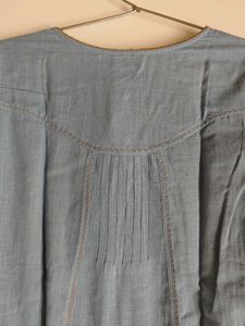 Light Blue Button-Up Tunic