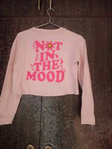 Cute Pink Graphic Print Top