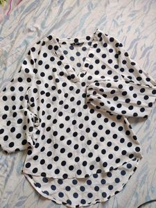 Shein Polka Dot Blouse