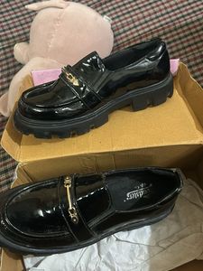 final price of Black Chunky Loafers