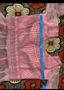 Pink Embellished Lehenga Choli Set
