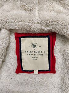 OG Vintage Y2K Abercrombie &amp; Fitch Red Sherpa-Line