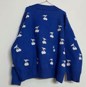 Blue cardigan