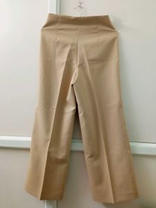 Khaki Wide-Leg Trousers WESTSIDE