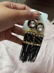 Beaded Tassel Earrings