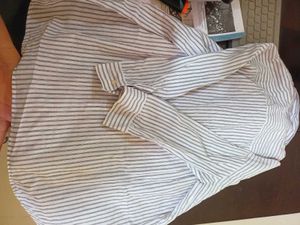 Elegant Striped Button-Down Shirt