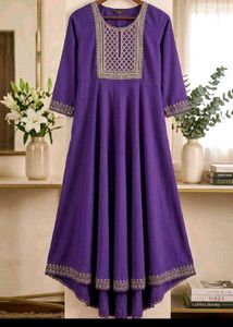 Elegant Purple Kurta Set with Dupatta