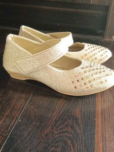 Sparkly Gold Girls' Shoes