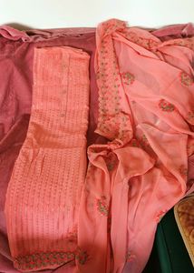 Peach Embroidered Salwar Kameez