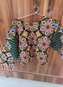 Embroidered Ethnic Jacket Vest