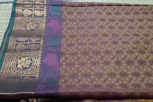 Brand New Elegant Brocade Silk Saree