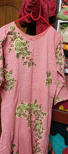 cotton anaarkali gown
