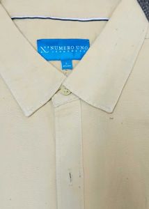 Men's Yellow Number Uno Shirt