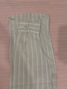 Striped Button-Up Shirt
