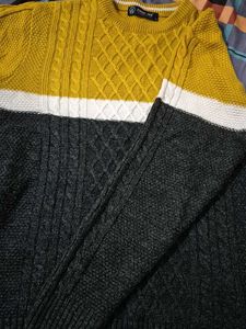 Mustard Knitted Sweater