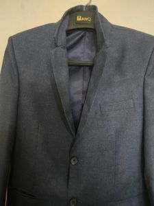 Men's Navy Blue Blazer With Cover