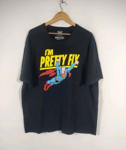 Redwolf Black Printed Round Neck T-shirt(Mens)