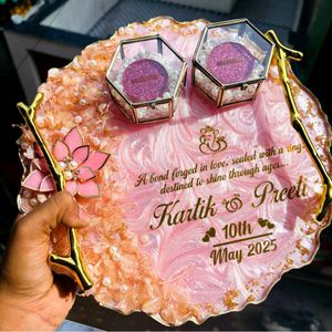 Personalized Ring Ceremony Plate