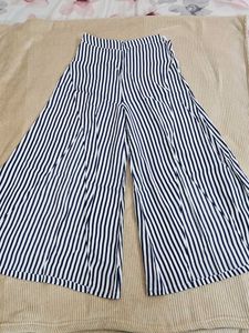 Striped Wide-Leg Palazzo Pants