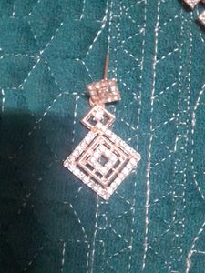 Square shape Necklace &amp; Earrings Set