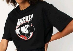 Cute Mickey Mouse Cropped T-Shirt XXL