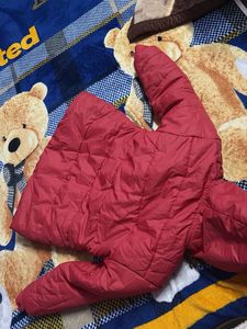 Red Padded Winter Jacket