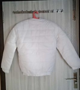 Stylish White Puffer Jacket