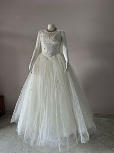 Elegant White Bridal ball gown