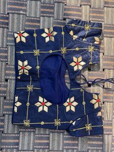 Designer Navy Blue Ethnic Skirt with blaus