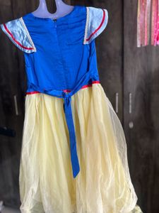 Girls Blue &amp; Yellow Princess Dress
