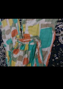 Abstract Print Ethnic Co-ord Set