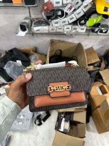 Stylish MK Logo Crossbody Bag