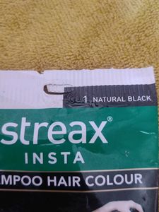 Streax Insta Black Shampoo Hair Colour
