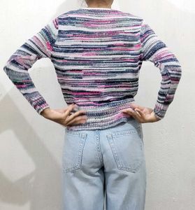 Cozy Striped Knit Sweater