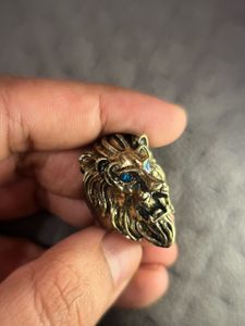 Lion Head Metal Ring