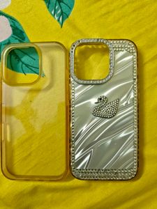 iPhone Case 16 pro with Bling Camera Ring